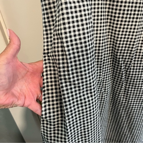Target A New Day Black Gingham Mini Shift Dress Small - Picture 6 of 10